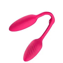 Двойной гибкий анально-вагинальный вибратор Pretty Love Double Egg