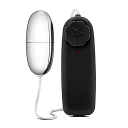 Виброяйцо B Yours Silver Power Bullet Black