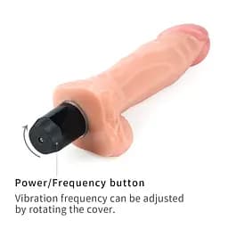 Реалістичний вібратор Xtreme Flexi Vibrator 9" тілесний - мініатюра 2