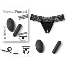Вібратор Love To Love Secret Panty 2 у комплекті трусики вібропуля пульт ДК 10 режимів роботи - мініатюра 4