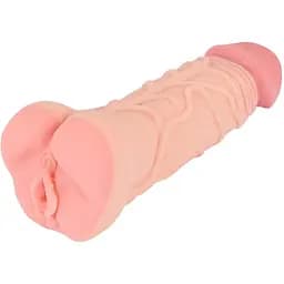 Мастурбатор Nature Skin Orion 2 in 1 Extension телесный