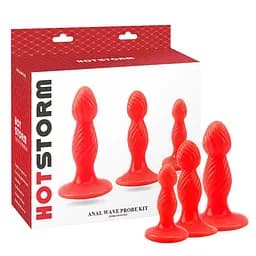 Набір анальних пробок Chisa Hotstorm Anal Wave Probe Kit