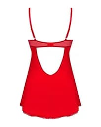 Пеньюар Obsessive Ingridia chemise & thong XL/2XL - мініатюра 4