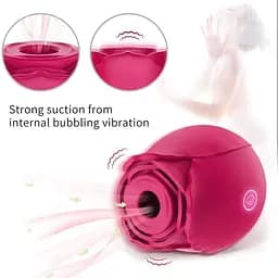 Вакуумний стимулятор Rose Massager - мініатюра 5