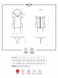Еротичний комплект Obsessive 838 S/M червоний - мініатюра 4
