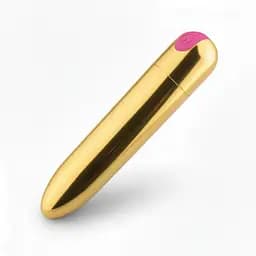 Водонепроницаемая вибропуля 10 режимов USB - Золото – Вибраторы