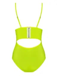 Боді Obsessive Neonia L/XL жовтий - мініатюра 6