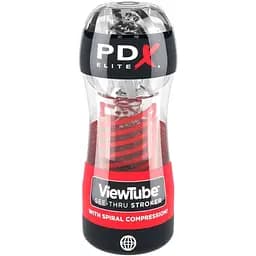 Мастурбатор PDX Elite ViewTube 2 See-Thru Stroker прозрачный