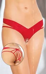 Трусики - Thongs 2438, червоні - S/M SoftLine 5591243836 91269