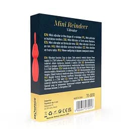 Міні-вібратор Erospace Sweet Play Mini Reindeer Vibrator A10 - мініатюра 8
