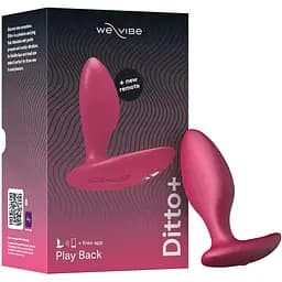 Анальна смарт-вібропробка We-Vibe Ditto+ Cosmic Pink - мініатюра 9