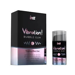 Жидкий вибратор Intt Vibration Bubble Gum со вкусом жвачки 15 мл