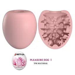 Мастурбатор яйце Pretty Love Pleasure Egg I рожевий - мініатюра 4