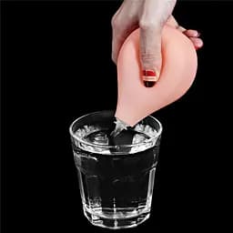 Великий фалоімітатор LoveToy Squirt Extreme що кінчає 25.4 см тілесний - мініатюра 4