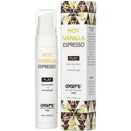 Стимулюючий гель Exsens Kissable Hot Vanilla Espresso 15 мл можна для поцілунків, охолоджуючий - мініатюра 2