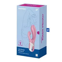 Надувний вібратор-кролик Satisfyer Air Pump Bunny 2 Satisfyer IG038575; SO8412 95408 - мініатюра 3