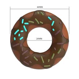 Ерекційне кільце Pretty Love Super Donut Cock Ring 4.6 см (коричневий) - мініатюра 8