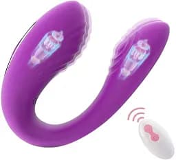 Вибратор парный I’MCUM DoubleJoy Фиолетовый (IM-KCD501)