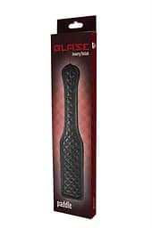 Шльопалка Dreamtoys Blaze Luxury Fetish Paddle 33.5 см чорний - мініатюра 3