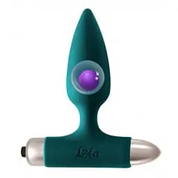 Анальная пробка с вибрацией Lola Spice It Up 11 см (зеленый)