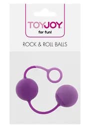 Вагінальні кульки Rock & Roll Balls фіолетові ToyJoy - мініатюра 2