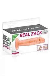 Фалоімітатор Real Body - Real Zack Flesh, TPE, діаметр 3,7 см - мініатюра 3
