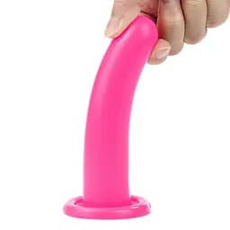Фалоімітатор LoveToy Holy Dong Medium 13.5 см рожевий - мініатюра 5