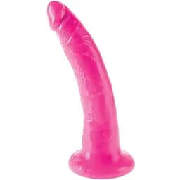 Фаллоимитатор Slim Dillio 7" 19.7 см розовый