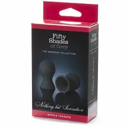 Помпа для сосків Fifty Shades of Grey Nothing but Sensation 5.1 см сірий - мініатюра 4