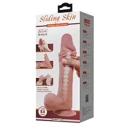 Фалоімітатор - Pretty Love Sliding Skin 9.4" Latin - мініатюра 8