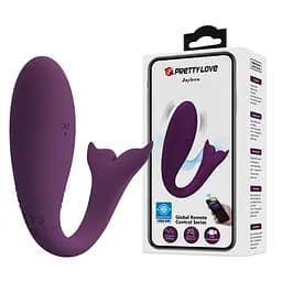 Вібратор Pretty Love Jayleen Stimulator Dark Purple (App) - мініатюра 1