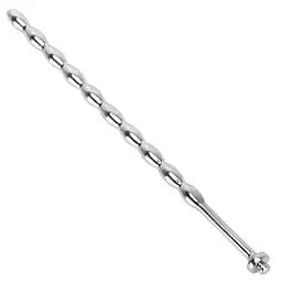 Уретральный стимулятор металлический Straight Rod 120x6 мм Серебристый