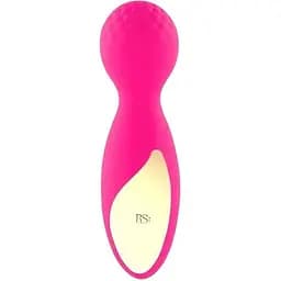 Вибромассажер Rianne S Lovely Leopard Mini Wand 12 см розовый