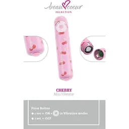 Мінівібратор Beau coeur Cherry Mini Vibrato - мініатюра 7