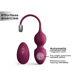 Вагінальні кульки з вібрацією Dorcel LOVE BALLS PLUM Dorcel SO7388 93396 - мініатюра 2