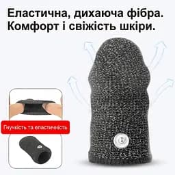 БДСМ насадки таканинні еластичні для електростимуляції пенісу та яєчок з пультом ДК та USB 19 режимів - мініатюра 5