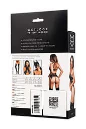 Комплект Glossy Miriam wetlook XL (чорний) - мініатюра 5
