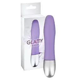 Міні-вібратор Glamy Finger 11 см (фіолетовий) - мініатюра 2
