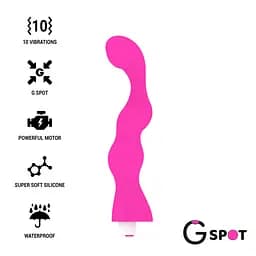 Вібратор для зони G GEORGE, колір: рожевий G-SPOT (Іспанія) G-SPOT GS907402 103081 - мініатюра 2