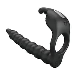 Віброкільце PRETTY LOVE Blackney black, 7 vibration functions Memory function PRETTY LOVE BI-210327 102766 - мініатюра 2