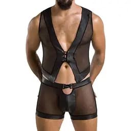 Мужской эротический комплект Passion 053 Set William black L/XL