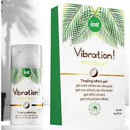 Рідкий вібратор Intt Vibration Coconut Vegan 15 мл кокосовий аромат 100% вега - мініатюра 2