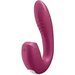 Вакуумний смарт вібратор Satisfyer Sunray вакуумний вібратор Червоний