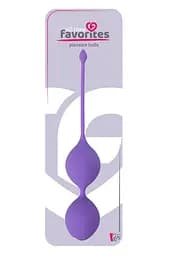 Вагінальні кульки See You In Bloom Duo Balls 29 мм Purple - мініатюра 2