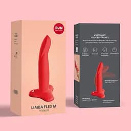 Фалоімітатор Fun Factory Limba Flex М 18 см кораловий - мініатюра 9