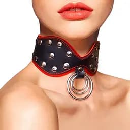 Нашийник із натуральної шкіри Art of Sex - Collar Butterfly