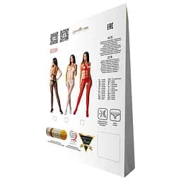 Еротичний бодістокінг Passion BS084 red One size - мініатюра 6