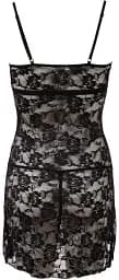 Сорочка Cottelli Collection Lingerie Chemise L чорний - мініатюра 4