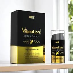 Рідкий вібратор Intt Vibration Vodka 15 мл з ефектом вібрації до 30 хвилин - мініатюра 2