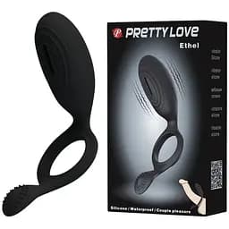 Ерекційне кільце Pretty Love Ethel 13 см чорний